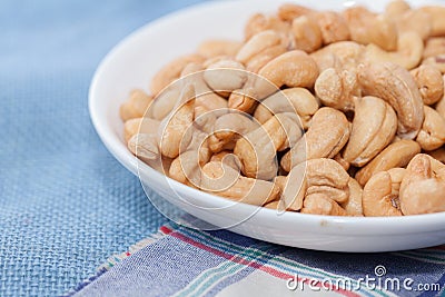 Close up of pile of peanuts Stock Photo