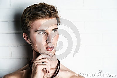 Male beauty and health Stock Photo