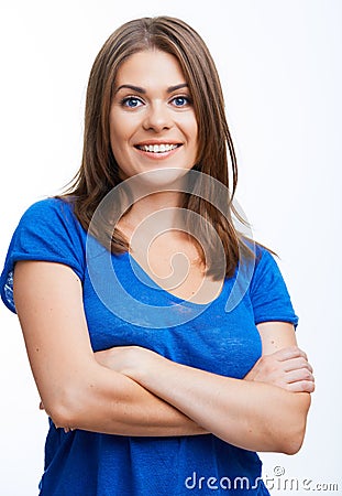 Close up portrait of yong woman Stock Photo