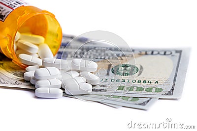 Concept for medical expenses Stock Photo