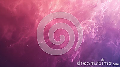 A close up of a purple and pink cloud with some stars, AI Stock Photo