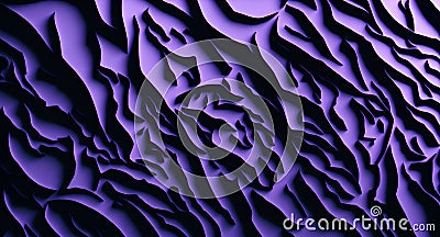 A close up of a purple wall with a pattern on it created with Generative AI technology Stock Photo