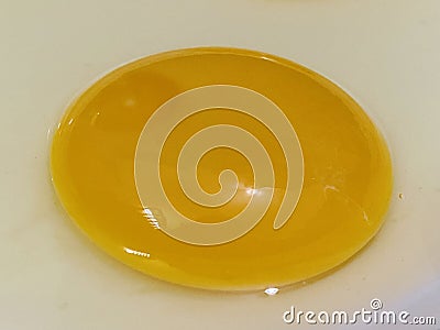 Close image of a raw egg yolk Stock Photo