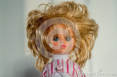 Close-up retro doll Stock Photo