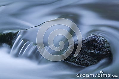 Close up of river stream Stock Photo