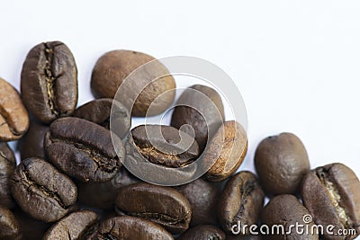 Close up Roasted Coffee Bean Stock Photo
