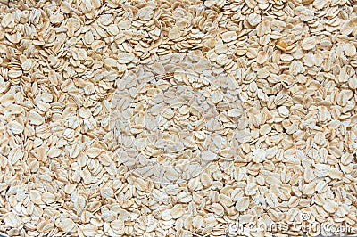 Close-up, Rolled oats background Stock Photo