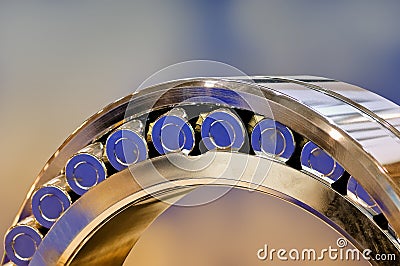 Close-up of the rolling bearing Stock Photo