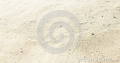 Close up Sand bunker on the beautiful golf course. Sport golf icon on sand texture and background. Stock Photo