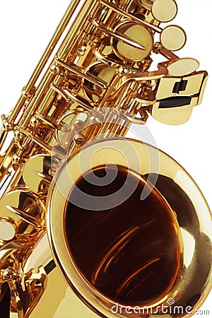 Close Up Of Saxophone Stock Photo