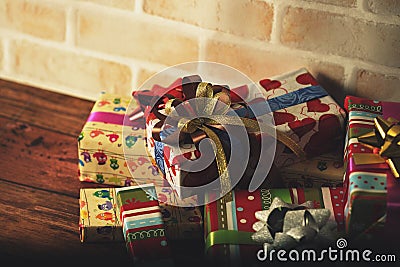 Presents scene Stock Photo