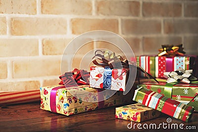 Presents scene Stock Photo