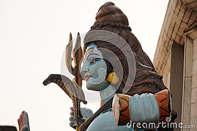 Close up of Shiva God Statue Stock Photo