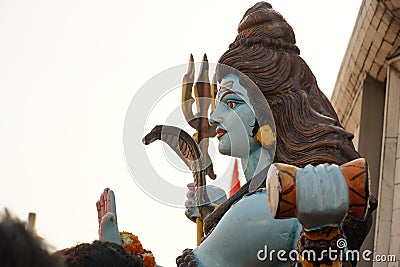 Close up of Shiva God Statue Stock Photo