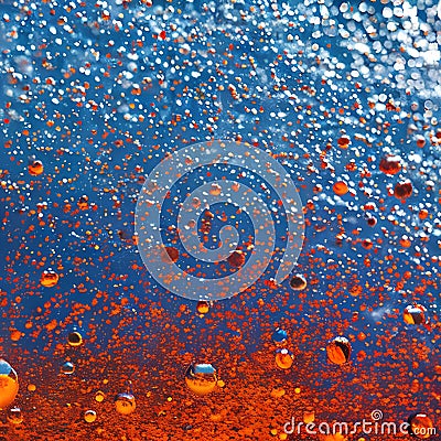A close-up shot of a bubbling lava lamp, creating a mesmerizing play of colors and textures2, Generative AI Stock Photo