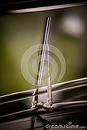 Vintage bus windscreen wipers Stock Photo