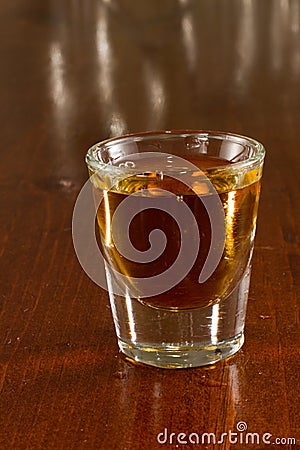 Shot of whiskey Stock Photo