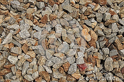 Close-up shot of yellow-red granite heaps. born as wallpaper Stock Photo