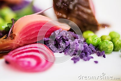 Close up of side dishes Stock Photo