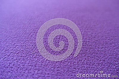 Closeup of simple purple polyester fabric Stock Photo