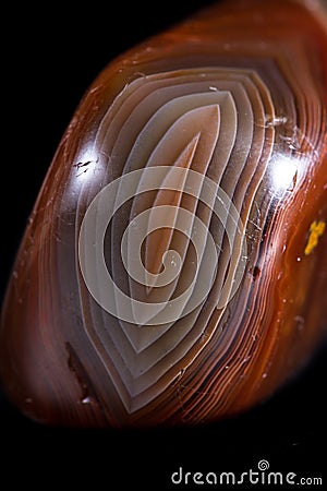 Close up of a small quartz crystal Stock Photo