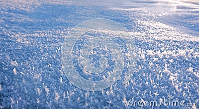 Snowfield Stock Photo