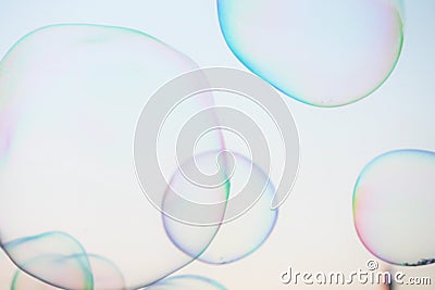 bubbles bubble background modern simple abstract design with copyspace Stock Photo