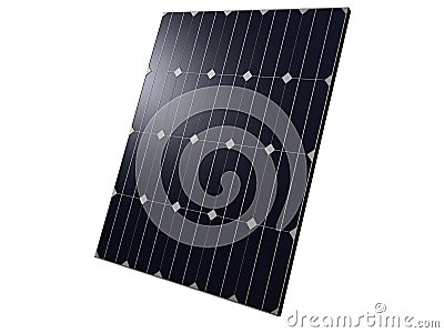 Close up of solar panels Cartoon Illustration