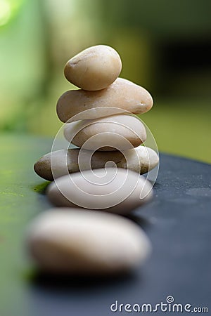 Close up sort stones white Stock Photo