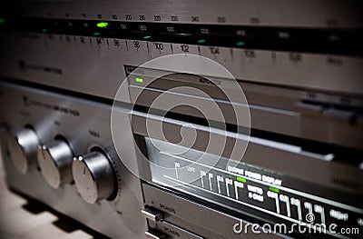 Close up of sound system Stock Photo