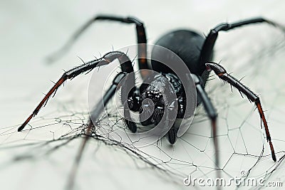 a close up of a spider Stock Photo