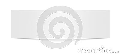 Close up of stack of papers with curl on white Stock Photo