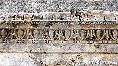 Close Up Of Stone Carving Stock Photo