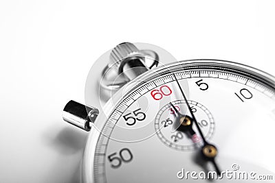 Close-up Stopwatch Stock Photo