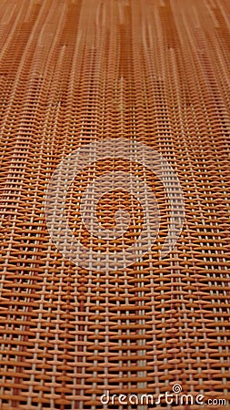 Closeup of wicker weaving pattern Stock Photo