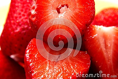 Close-up of strawberries Stock Photo
