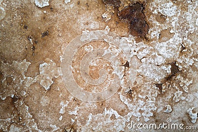 Close up of the surface of corroded metal Stock Photo