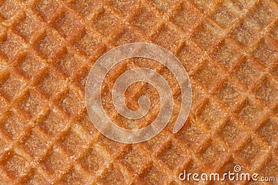 Close up sweet waffle Stock Photo