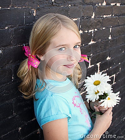 Close up of teen Stock Photo