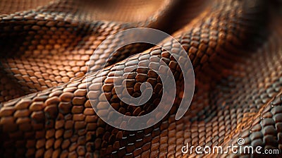 Close-up texture of a brown scale-like pattern Stock Photo