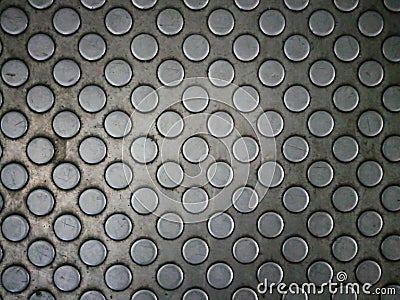 Close up Texture Checkered Plate Stock Photo