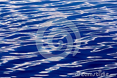 Close-up Texture Water surface, sensitive shape. Blue texture Sky Reflection Comfortable Look Background Water Surface Background Stock Photo