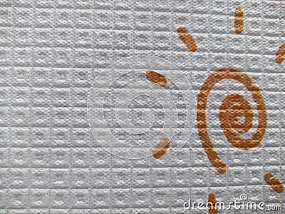 Close-Up of Textured Fabric Surface with Geometric Pattern and Subtle Design for Backgrounds and Textile Projects Stock Photo
