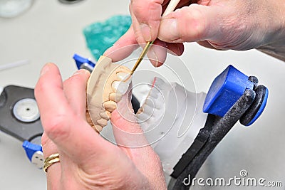 Close up Tooth Hygienists Stock Photo