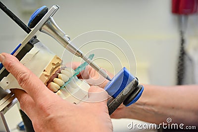 Close up Tooth Hygienists Stock Photo