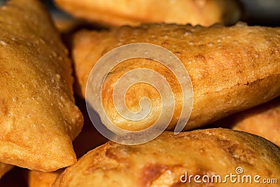 Close up traditional Caucasian buns lakuma on plate Stock Photo