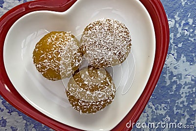 Close up traditional turkish kemalpasa dessert on plate Stock Photo