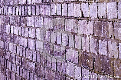 Old brick structure background from an historic railway bridge Stock Photo