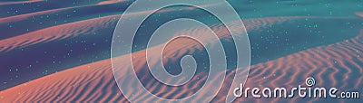 Close-up view of colorful sand dunes with halftone texture showcasing depth and patterns Stock Photo