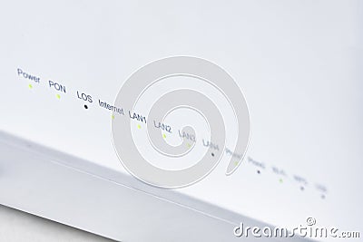 Internet wi-fi router device Stock Photo